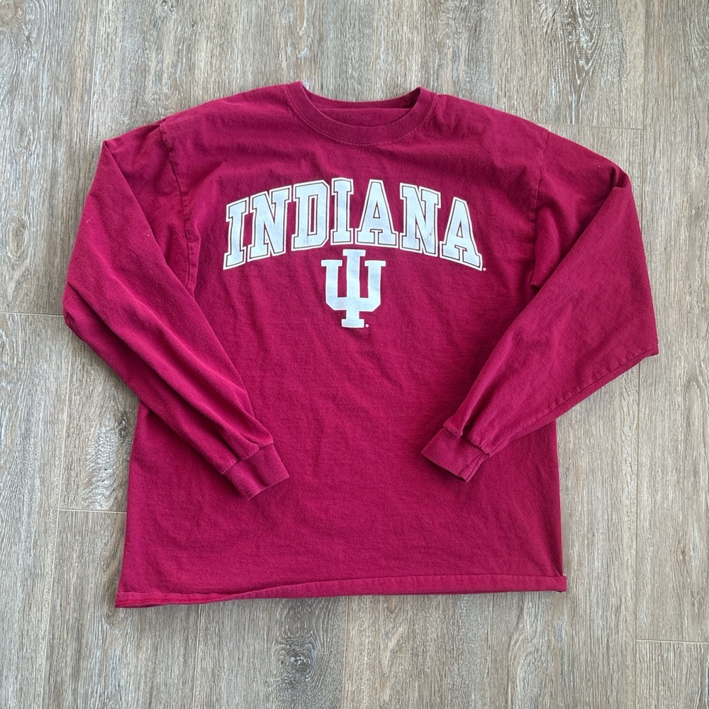 Indiana University Maroon Long Sleeve Shirt